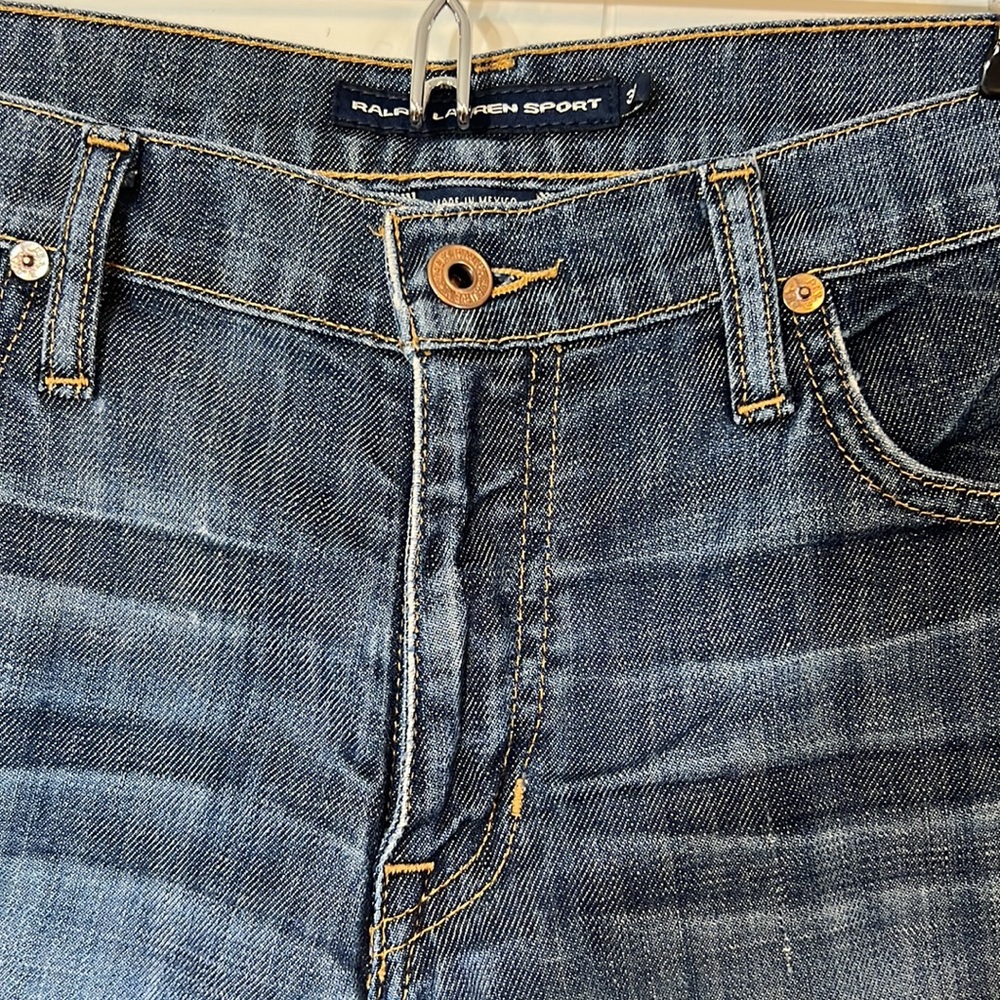 Ralph Lauren Sport denim jean shorts - Picture 3 of 9
